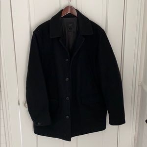 Men’s Black Jcrew University Coat with Thinsulate